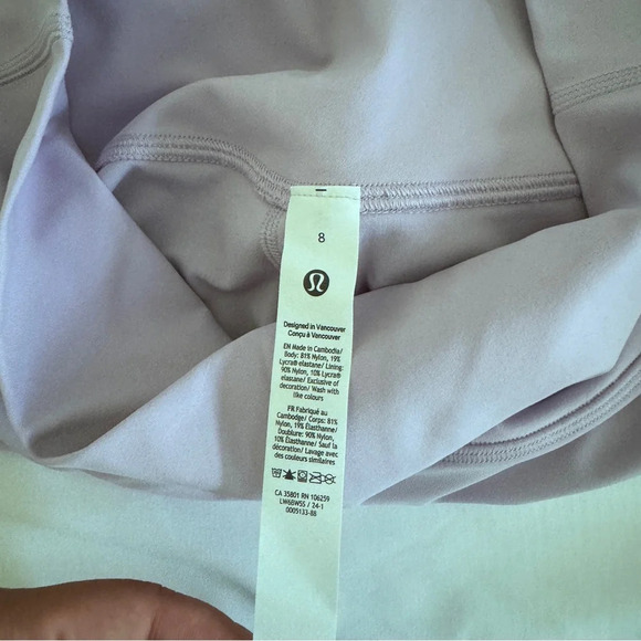 🆕💜 Lululemon Align High Rise Crop 23” - Lilac Ether - Picture 7 of 9